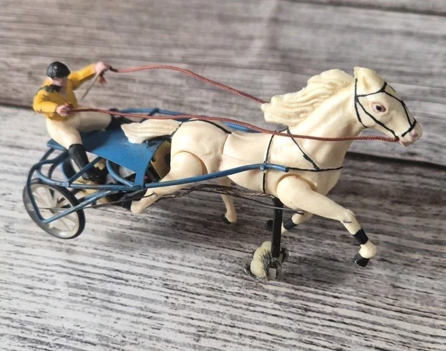 Jeu Hippique – Circuit 24 Tiercé 24 – Sulky Cheval Marron – À Compléter – Vintage