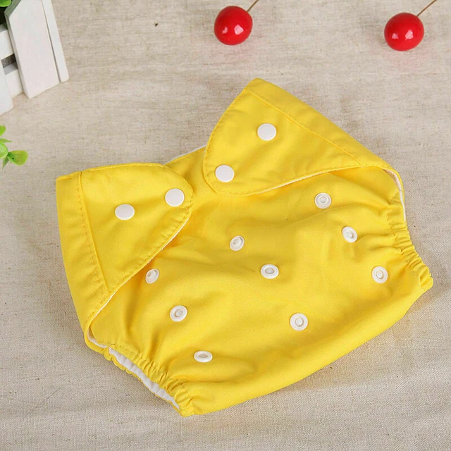 Baby Cloth Diaper Reusable Washable Adjustable Pocket Waterproof Nappy 1+5pcs 11