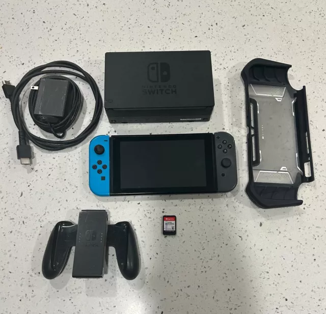 Nintendo Switch Video Game Console HAC-001 Including Super Smash Bros Ultimate