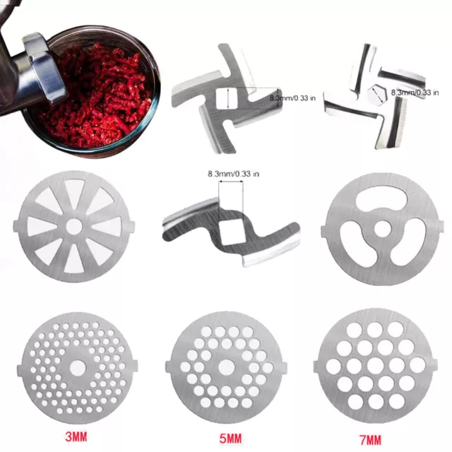 Stainless Steel Mincer Hole Plate Shredder Disc Blades for Meat Grinder Parts