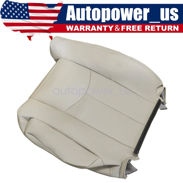 Fits 03-06 Chevy Tahoe Suburban Driver Top Replacement Leather Seat Cover Tan