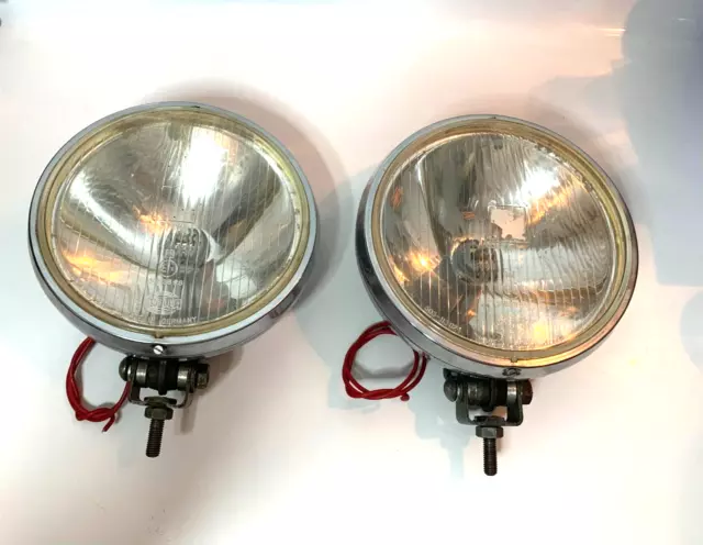 Coppia faretti vintage retrò hella 8 pollici di larghezza