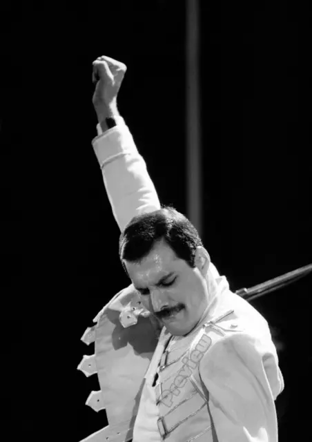 Freddie Mercury Queen British Rock Music Print Poster Wall Art Picture A4 +