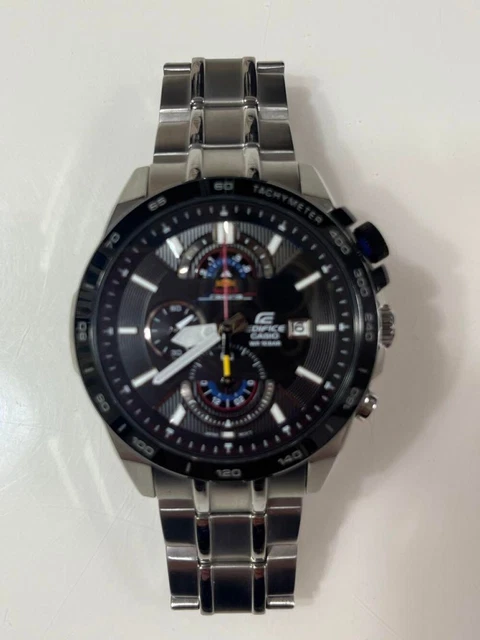 CASIO EDIFICE EFR-520RB Infiniti Red Bull Racing Quartz Limited Watch ...