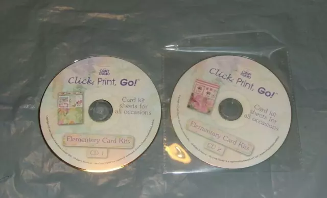 My Craft Studio - KITS DE TARJETAS ELEMENTALES 1 Y 2 - CD.ROM