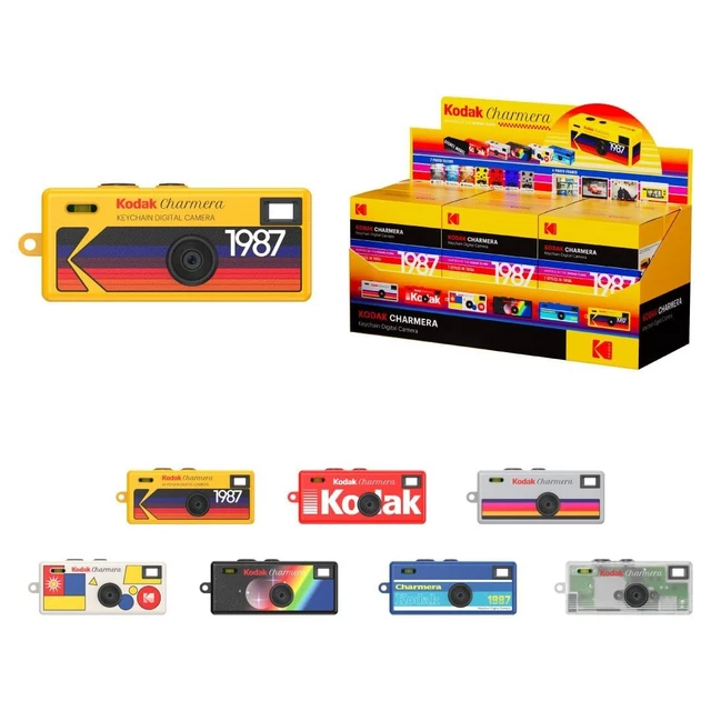 Tiny cam, BIG nostalgic energy! 📸💛 Say hello to the cute, retro, and compact Kodak Charmera Keychain Digital Camera. Each one comes in a blind box, giving you a fun surprise as