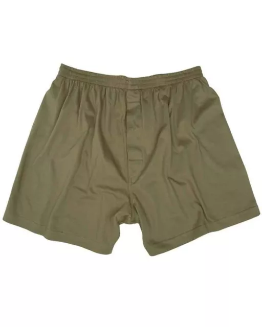 Boxer Shorts Mil-Tec® oliv, Camping, Outdoor, Military -NEU-