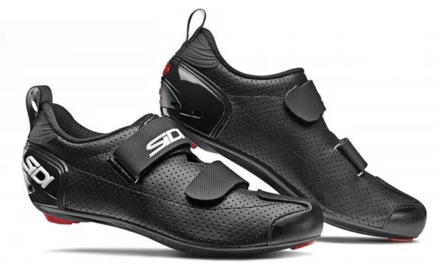 New Sidi T5 Air Cycling Shoes, Black Black, EU41-42