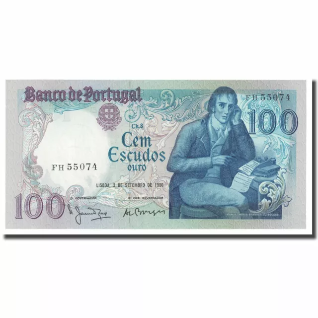 [#647552] Banknote, Portugal, 100 Escudos, 1980, 1980-09-02, KM:178a, UNC(65-70)