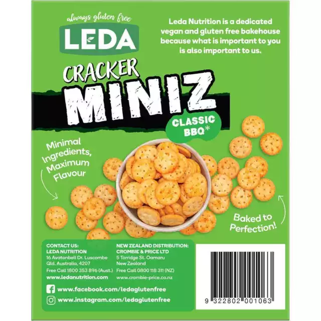 Leda Natural Cracker Miniz - Classic BBQ (6x150g) 2