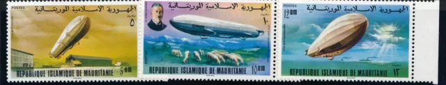 Zeppelin Briefmarken Satz République Islamique de Mauritanie X6 2