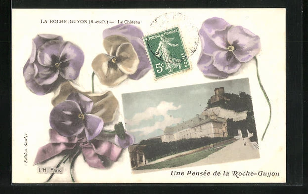 CPA La Roche-Guyon, Le Chateau 1910