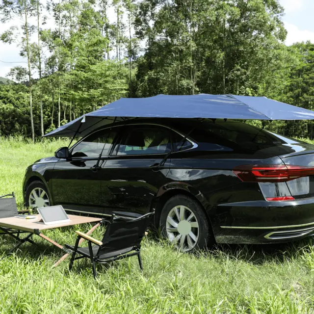 Universal Anti-uv Protection Car Umbrella Tent Sun Shade Roof Cover Automatic