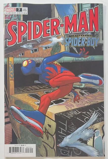 SPIDER-MAN #7 RAMOS  SPIDER-BOY SPOILER Variant 2023 Marvel