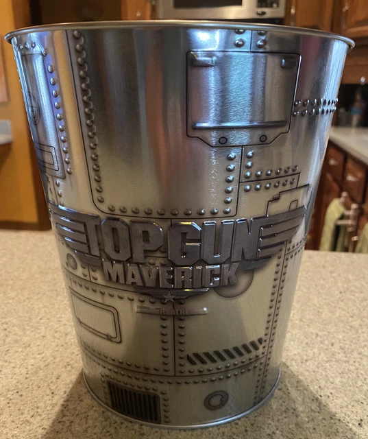 TOP GUNMAVERICK 2022 Popcorn Bucket Tin+Lid AMC Theatres Limited NEW