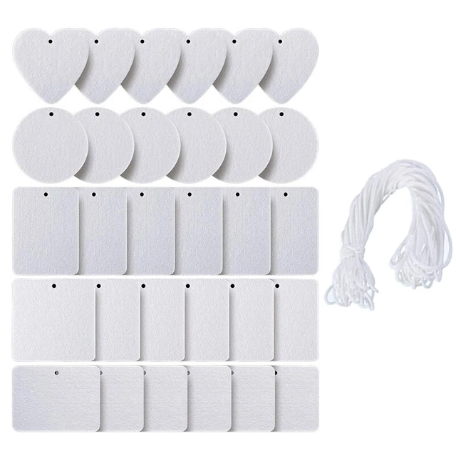 SUBLIMATION AIR FRESHENER Blanks for Air Freshener Fragrant Sheets Felt