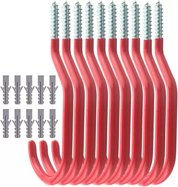 10Pz Ganci per Bici Ganci Di Stoccaggio Biciclette Pesanti Set,Gancio Montato Co