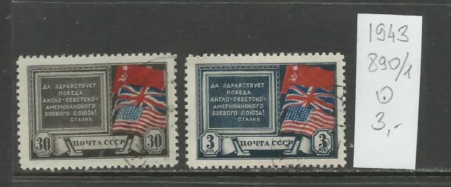 Stamps Postage stamps Soviet Union CCCP Russia Tehran Conference 1943