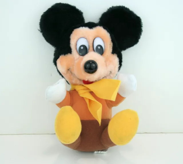 VINTAGE DISNEY MICKEY'S Christmas Carol Mickey Mouse Plush Stuffed