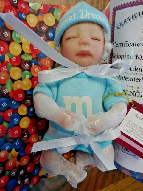 Ashton Drake/Sherry Rawn Vinyl M&M Doll "Sweet Dreams"  New In Box With Coa