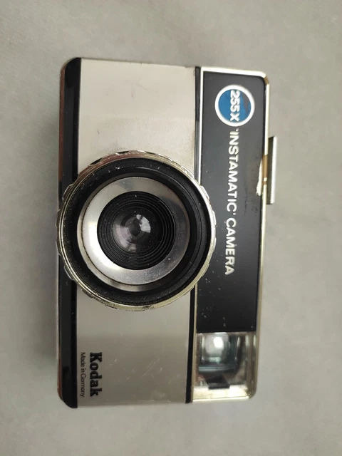 Vintage camera Kodak 255x Instamatic macchina fotografica a rullino '70s