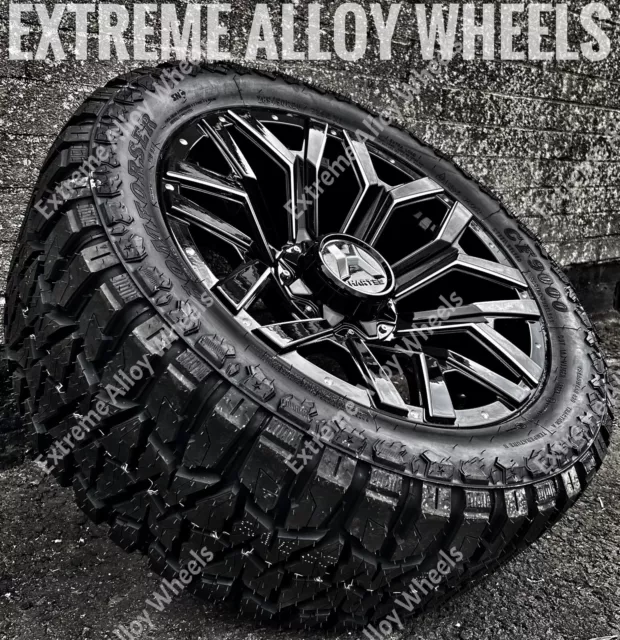 Hawkish Alloy Wheels 20"  Ford Ranger + Wildtrak 6x139 + R/T Terrain Tyres