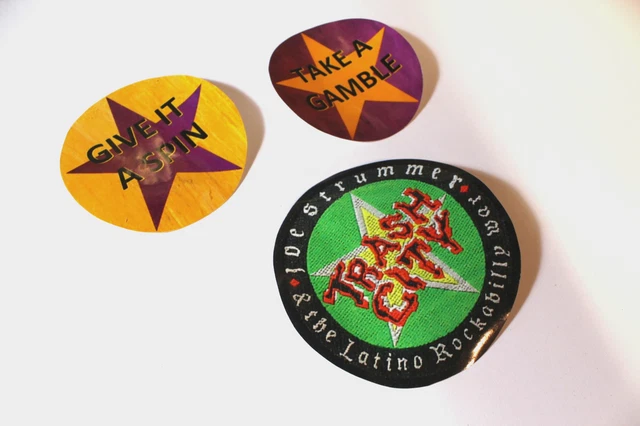 THE CLASH 4 Coaster Set London Calling Joe Strummer Mick Jones Punk