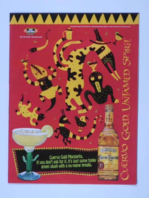 Jose Cuervo Gold Vintage 1995 Untamed Original Print Magazine Ad 8.5 x 11"