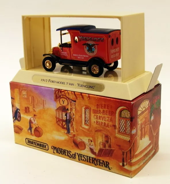 Matchbox Appx 10cm Long Diecast YGB19-M - 1912 Ford Model T Van