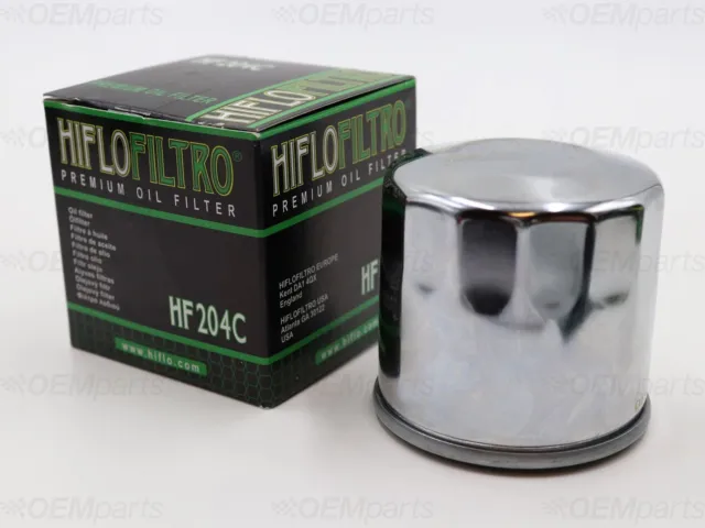 HiFlo Chrome Oil Filter HONDA CBF 600 (2008-2013)