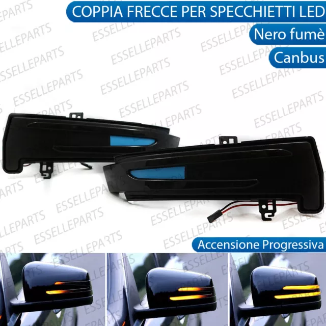 Coppia Frecce Laterali Progressive A Led Mercedes Classe A W176 Canbus Dinamiche