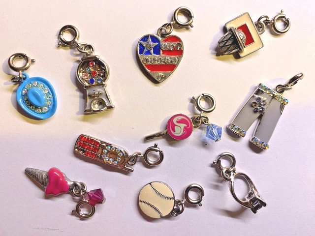 Assorted Charms For Bracelets, Necklace or Key Chains. All Occasions.
