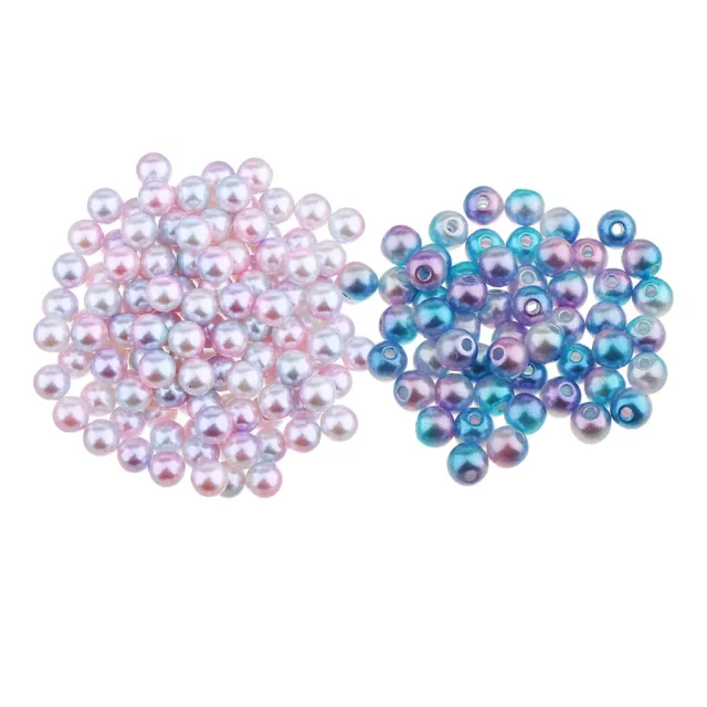 500 Pcs En Plastique Perles En Vrac Imitation Perle DIY Colliers Bracelets
