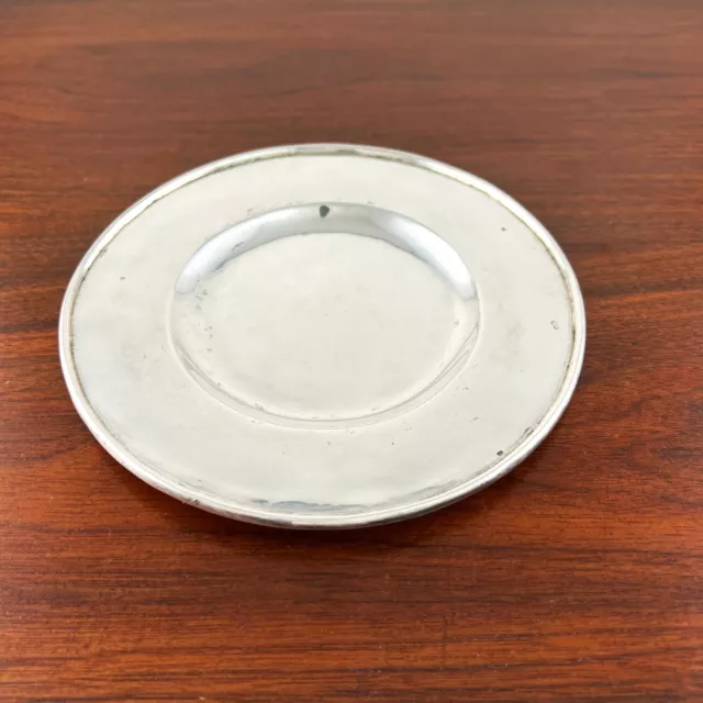 Heavy Otaduy Mexican Sterling Silver Cracker Plate Refined Handwrought No Mono