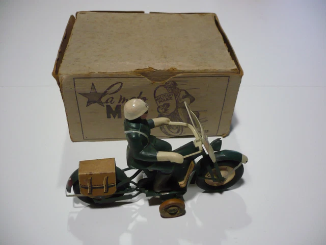 JOUET ANCIEN TOLE Moto Polichinelle Mp Pas Lehmann Gunthermann Carette