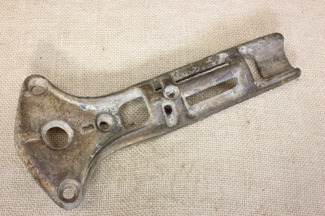 Old 1" Flag Pole Bracket Holder Rustic Extra Heavy Duty Galvanized Cast Iron
