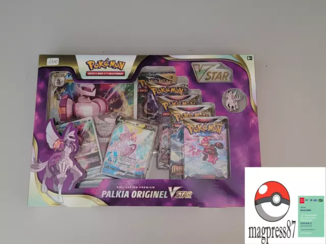 Coffret Prenium Pokémon: Palkia Originel VSTAR NEUF/SCCELLE OFFICIEL FR