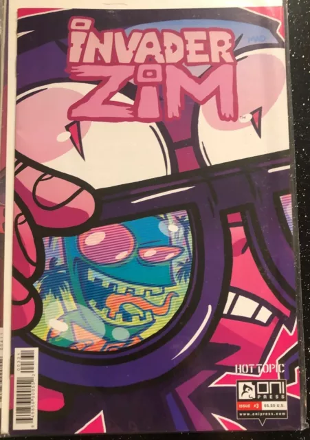 Invader Zim #3 Hot Topic Var Sealed Poly Bag Oni Press Comic 1st Print 2015 NM