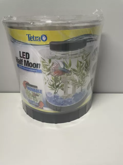 Tetra LED Half Moon Fish Tank Bowl Led lights 1.1 gallon tank 