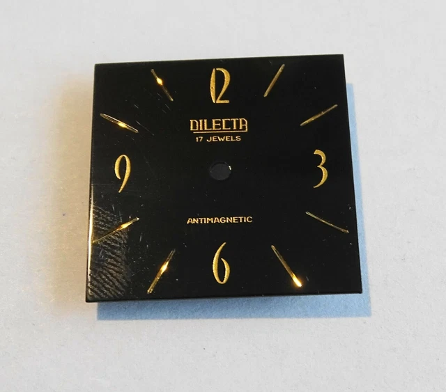 Cadran De Montre Plat DILECTA Pour Calibre HS 238G, 17 Rubis, Antichoc - Pièce Horlogère Neuve