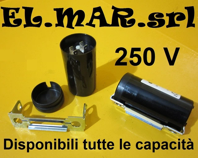 CONDENSATORE PER AVVIAMENTO motore elettrico monofase 250 V EUR 15,00
