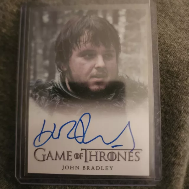 Game Of Thrones Season 1 John Bradley As Samwell Tarly Autograph Full Bleed