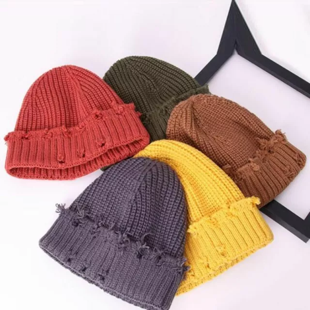 Men Knit Beanies Women Winter Autumn Hat Fashion Warm Bonnet Casual Hip Hop Cap