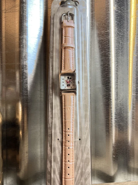 Pink Minnie Mouse Fuax Leather Watch #71