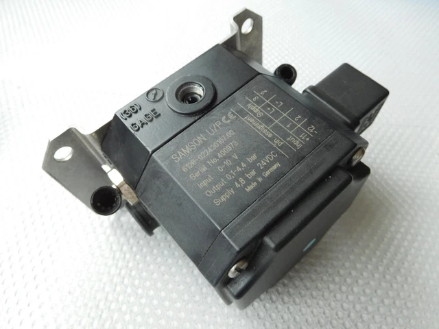 Samson U /P, 6126 Elektropneumatische Convertisseur En 0-10V Out 0,1 -4, 4 BAR 5