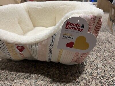 *NEW* Boots & Barkley Hi Walled Cuddler Bed for Pet Cats & Dogs - 17"x17"