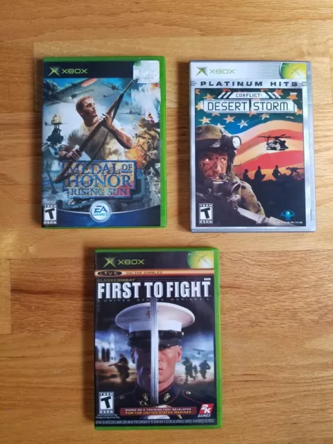 Medal of Honor: Rising Sun, First to Fight, Conflict: Desert Storm - Xbox