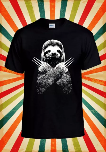 Wolversloth Wolverine Sloth T shirt Men Women Unisex Baseball T Shirt Top 3041