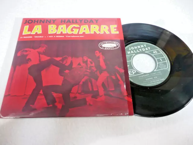 Johnny Hallyday - La Bagarre - EP Pochette Espagnole (Vinyle 7'')