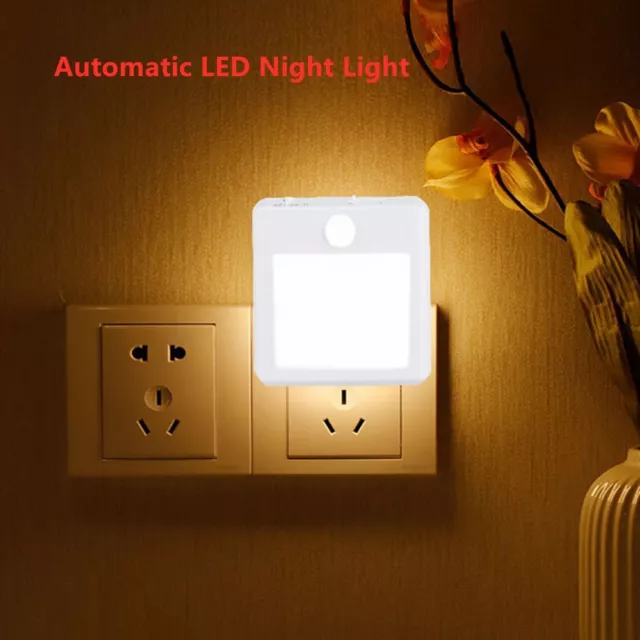 Pour adulte enfant Veilleuse LED Automatique Détecteur de mouvement Dimmable